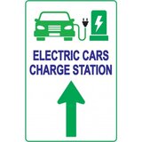 Electric Vehicle Station Sign